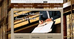 Desktop Screenshot of kancelaria-kozlowski.pl